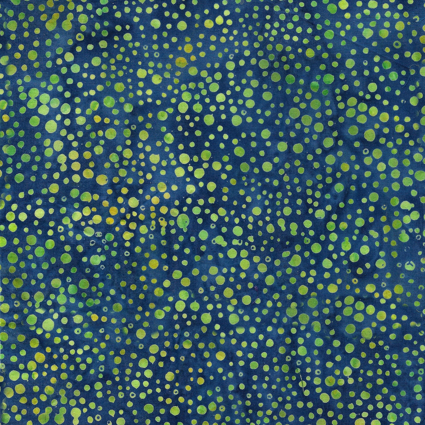 Ornate Gems - Speckle-Navy/Lime | 100% Cotton Island Batik Fabric