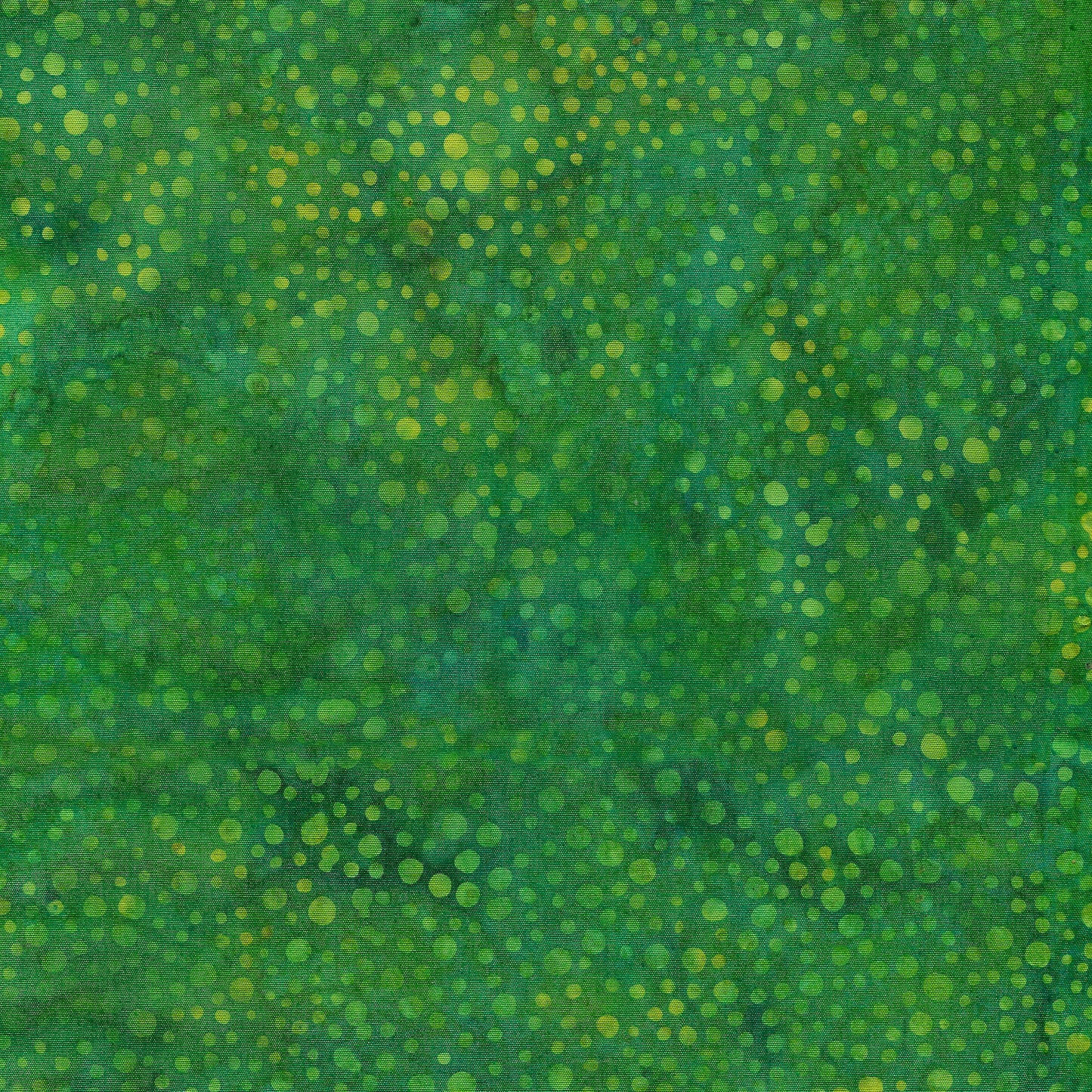 Ornate Gems - Speckle-Green | 100% Cotton Island Batik Fabric