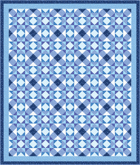 Arctic Elegance Pieced Quilt Pattern