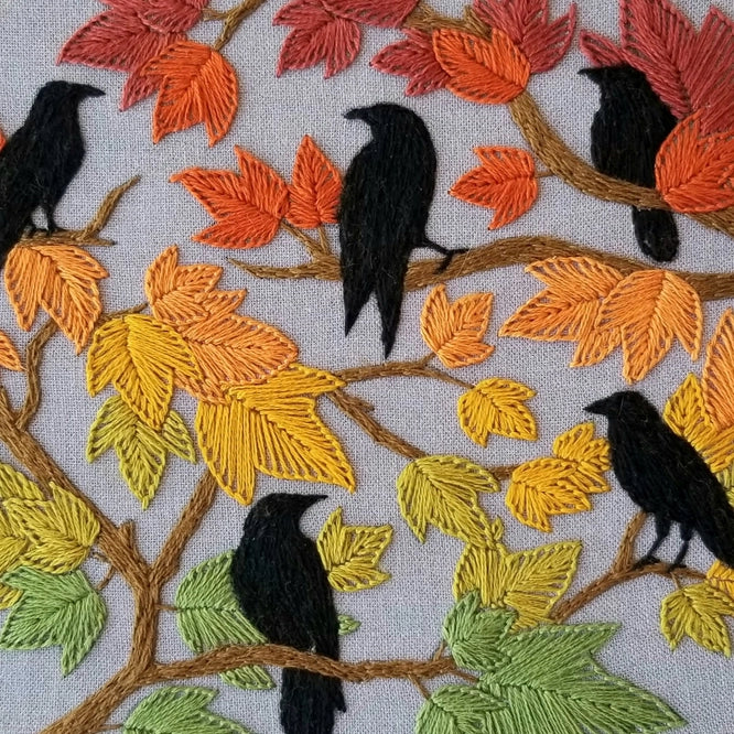 Autumn Birds - Embroidery Kit