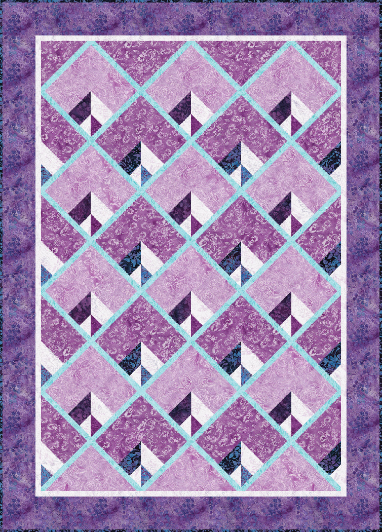 Deco Elegance Pieced Quilt Pattern