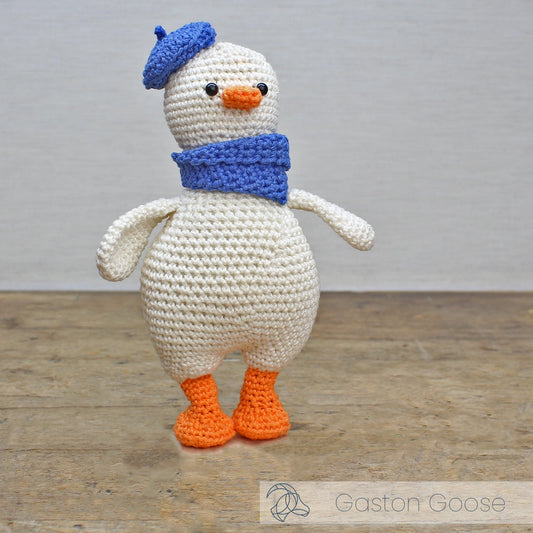 Gaston the Goose Amigurumi Crochet Kit by Hardi Craft | DIY Crochet Kit for Beginners