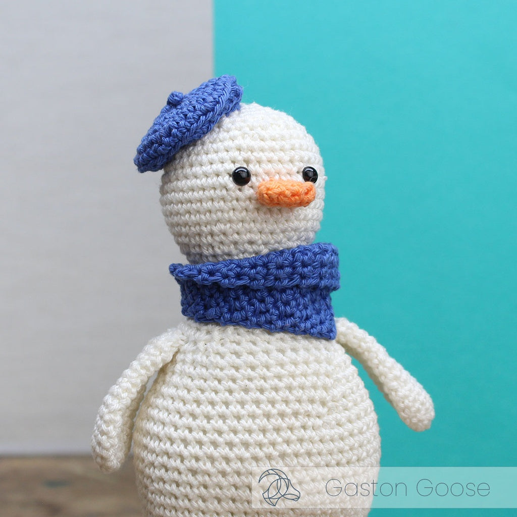 Gaston the Goose Amigurumi Crochet Kit by Hardi Craft | DIY Crochet Kit for Beginners