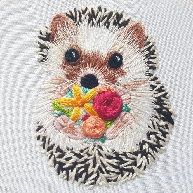 Hedgehog - Hand Embroidery Kit