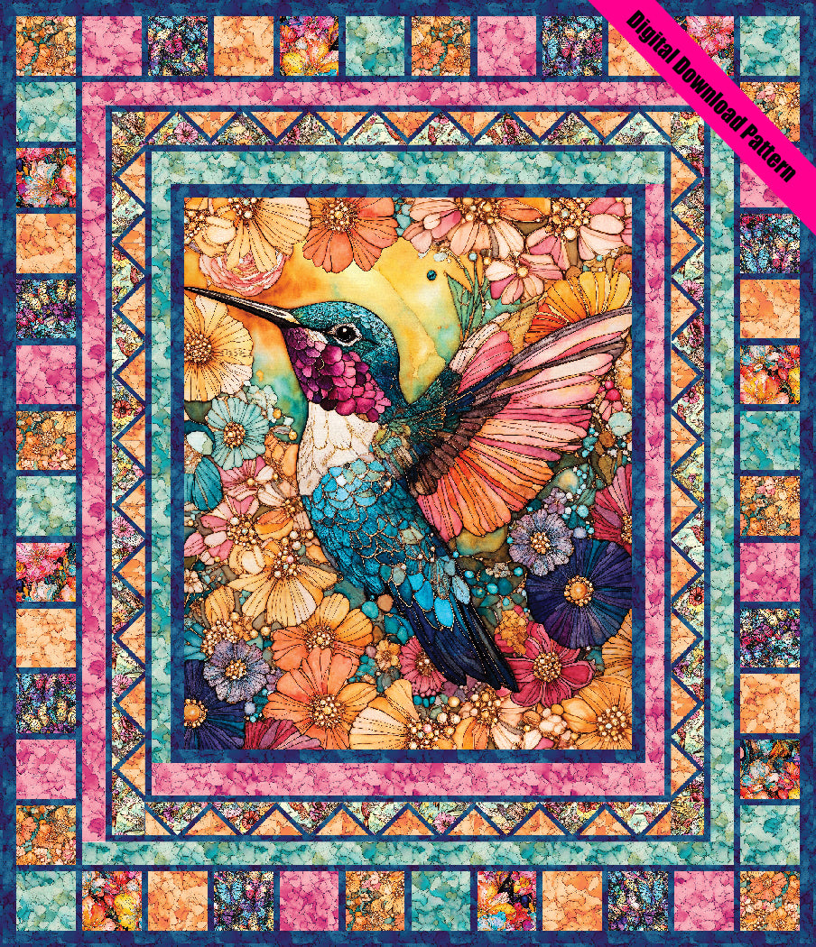 Humming Beauty Quilt Pattern