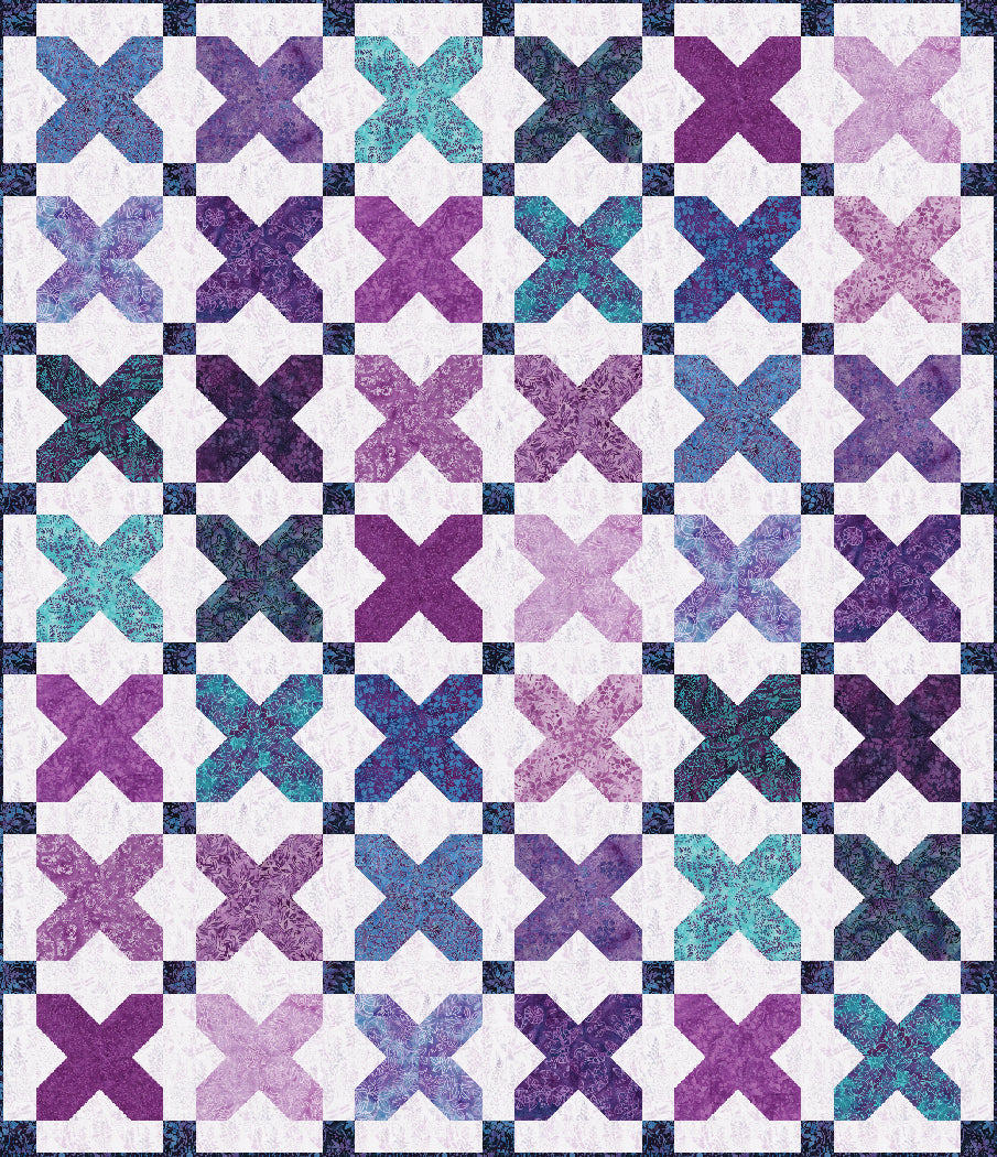 Just Kisses Pieced Quilt Pattern