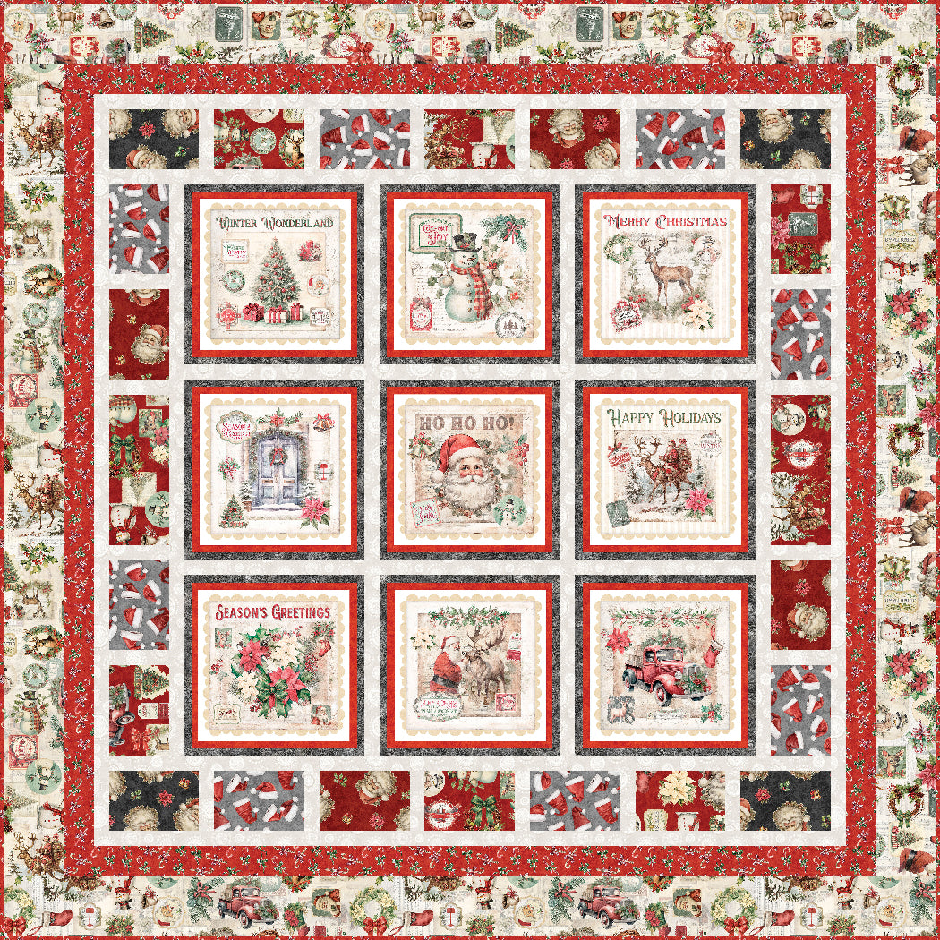 Letters to Santa Pieced Quilt Pattern