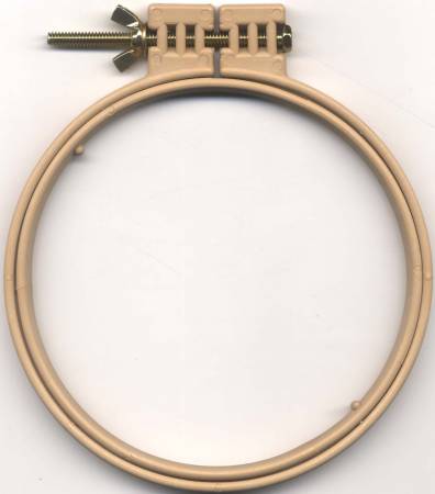 Morgan Hoop No Slip 5" diameter Cross Stitch Punch Needle Embroidery Hoop