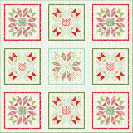 Merry Twinkles Pieced Quilt Pattern