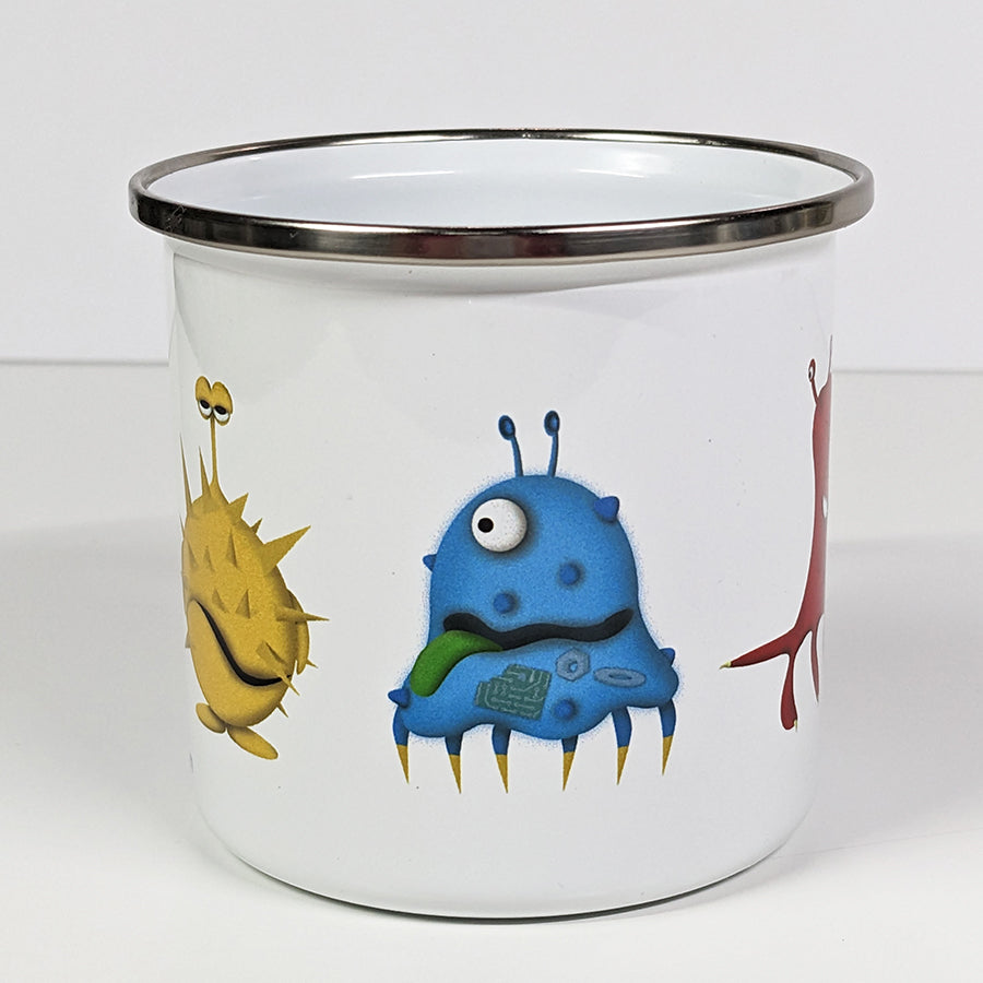 Enamel Monster Camping Mug