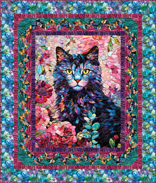 Pretty Kitty Pieced Quilt Pattern