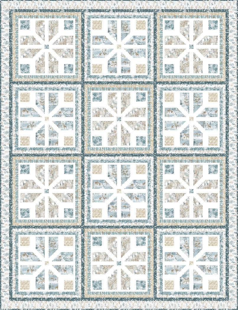 Quiet Winter Morning Pieced Quilt Pattern