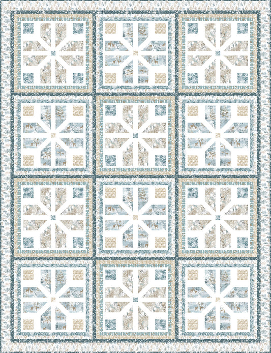 Quiet Winter Morning Pieced Quilt Pattern