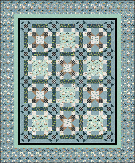 The Jolly Roger Pieced Quilt Pattern