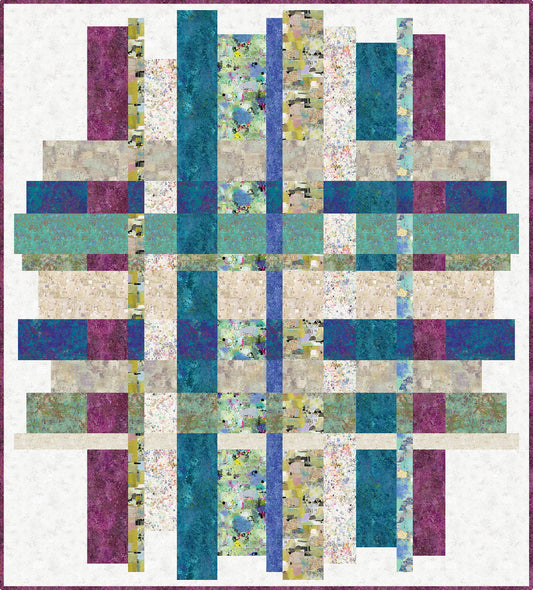 Urban Paint Pieced Quilt Pattern