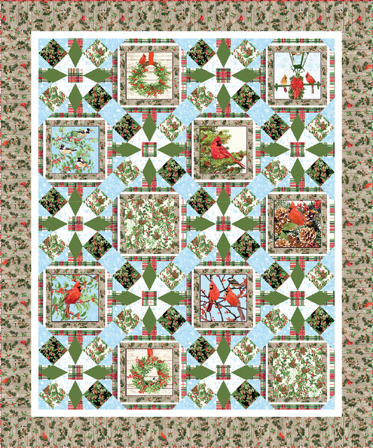 Winter Wings Pieced Quilt Pattern