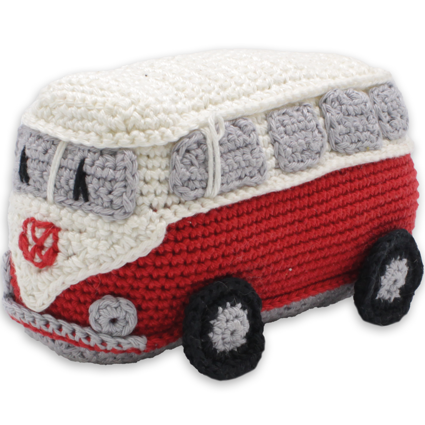 DIY Crochet Kit - Retro Van Red