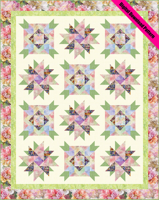 Burst of Blooms - Digital Download Pattern